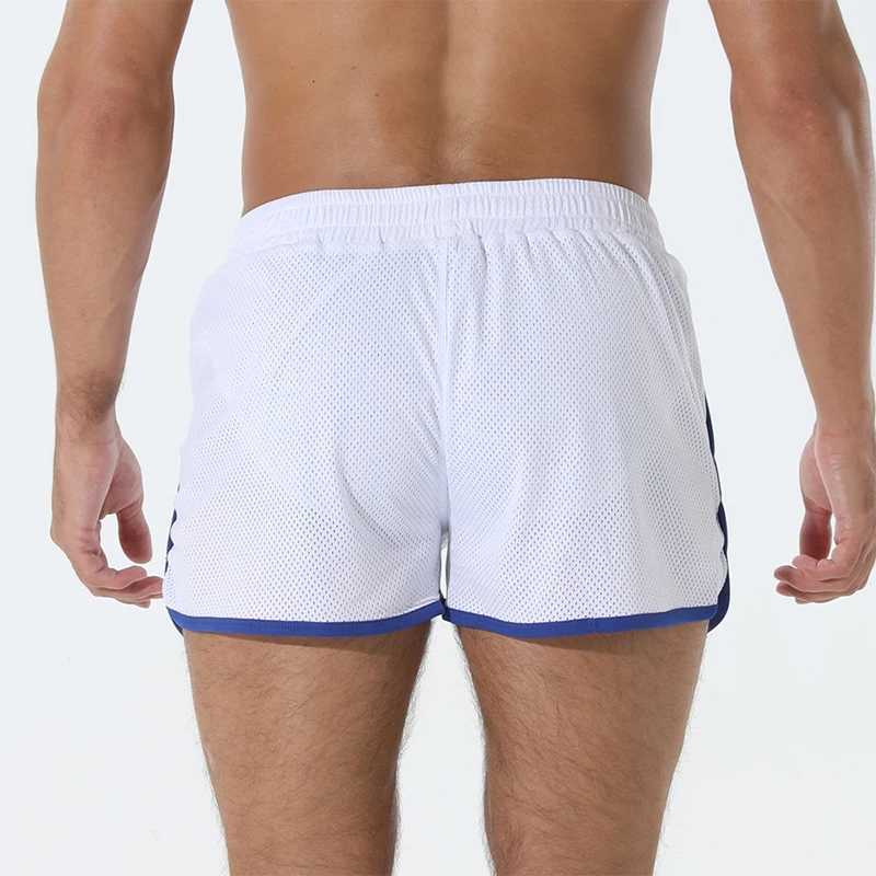 Men s Athletic Shorts with Pockets Quick Dry Gym Shorts for Running Workout Elastic Waistband Jogger Shorts in Contrast W250724