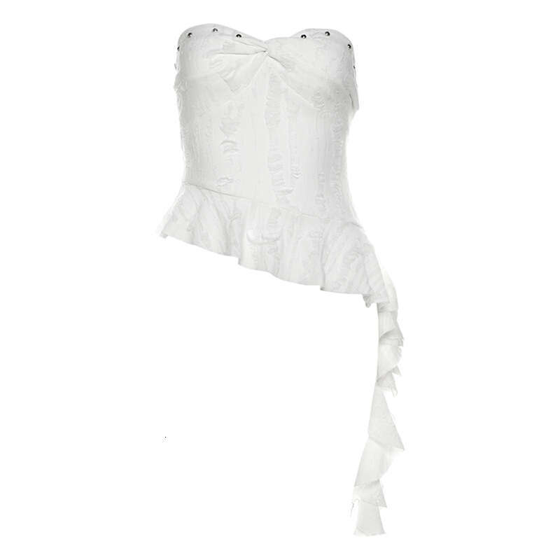 2024 Summer New Women's Solid Color Slim Street Fashion Off-Shoulder Sexy Backless Tank Top 71d
