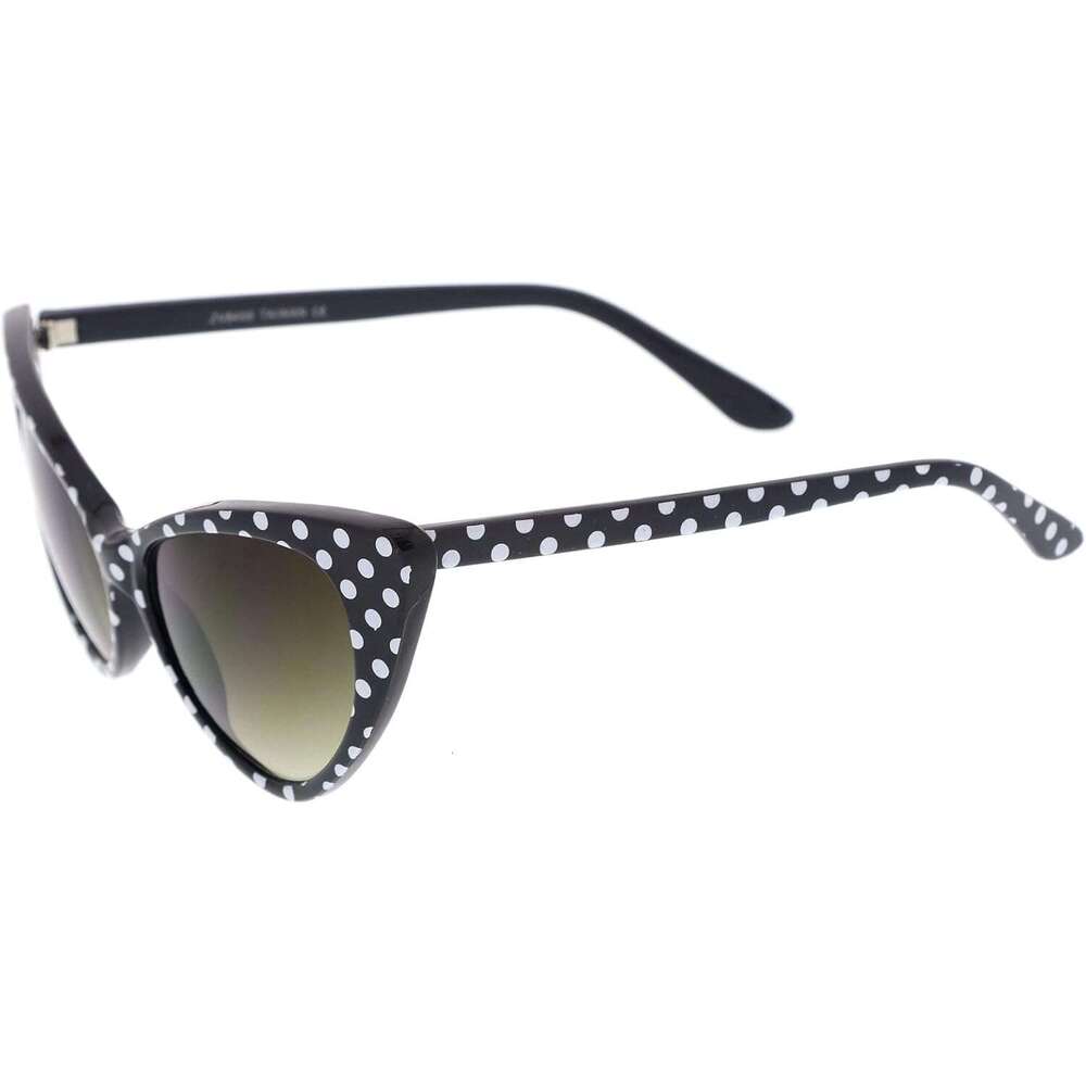 - Women's Retro Oversized High Point Cat Eye Sunglasses 54mm