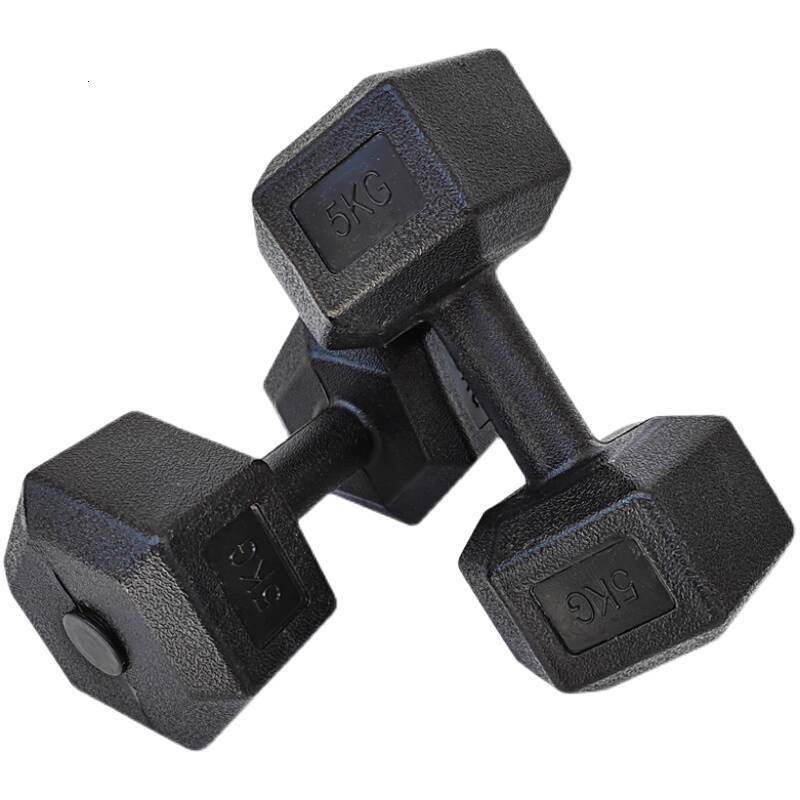 Hexagonal Handbells Multifunctional Anti Roll Design for Effective Strength Training