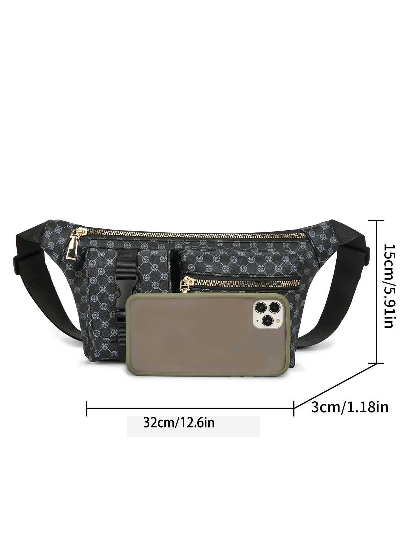 VC Mens Multi-Functional Waist Bag Lightweight Sports Cycling Fanny Pack Small Shoulder Bags for Men Belt Pouch Ch Bags M Y250724