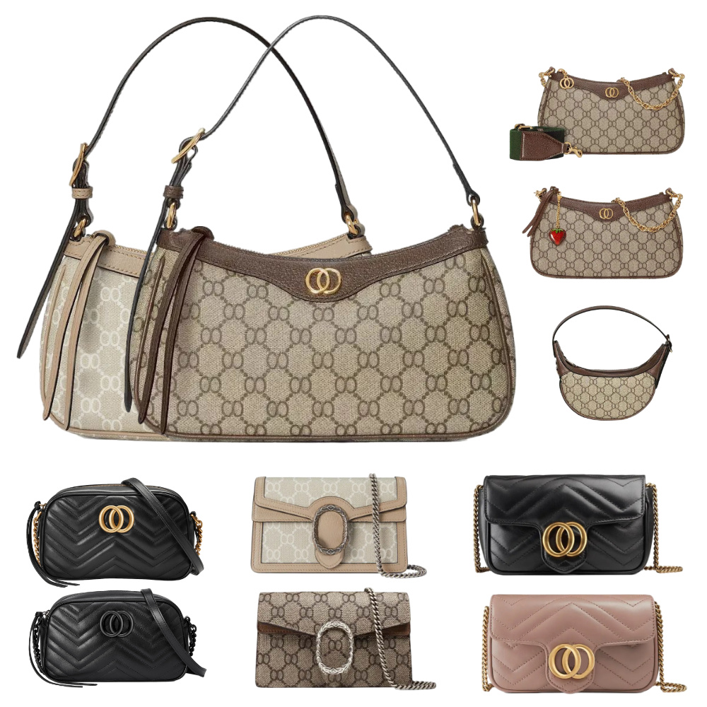 woman underarm bag Crossbody High Quality Designer Shoulder Classic Women Chain Printed Handbag Multi Functional HOBO bag wallet