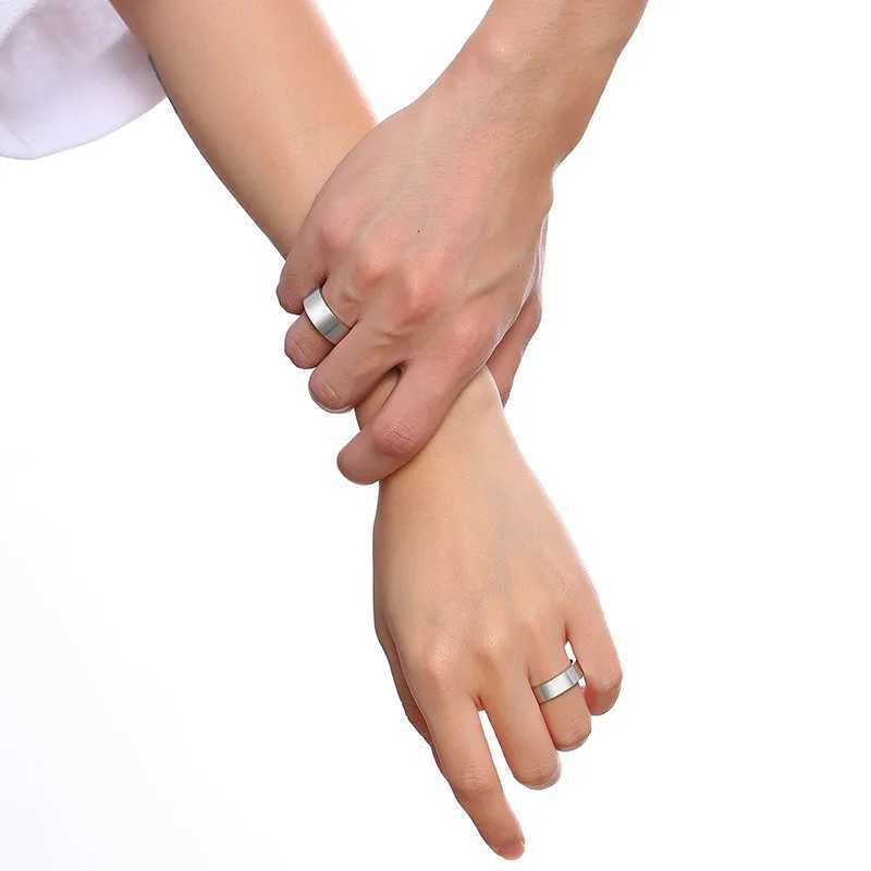 3/4/6/8mm wide stainless steel ring high polished new fashion classic suitable for both men and women W250417