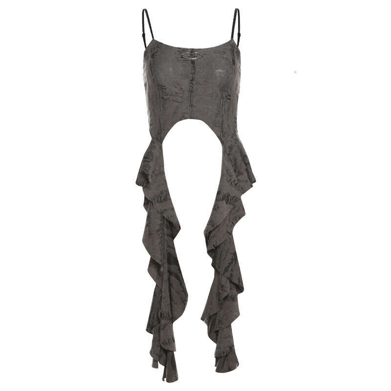 2024 Summer New Women's Solid Color Slim Fit Street Fashion Sexy Backless Tank Top 826