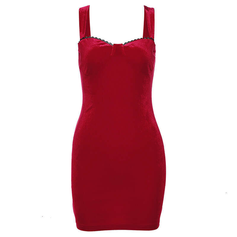 2023 Summer New Women's Solid Color Slim High Waist Fashion Strap Sexy Backless Dress 2f0