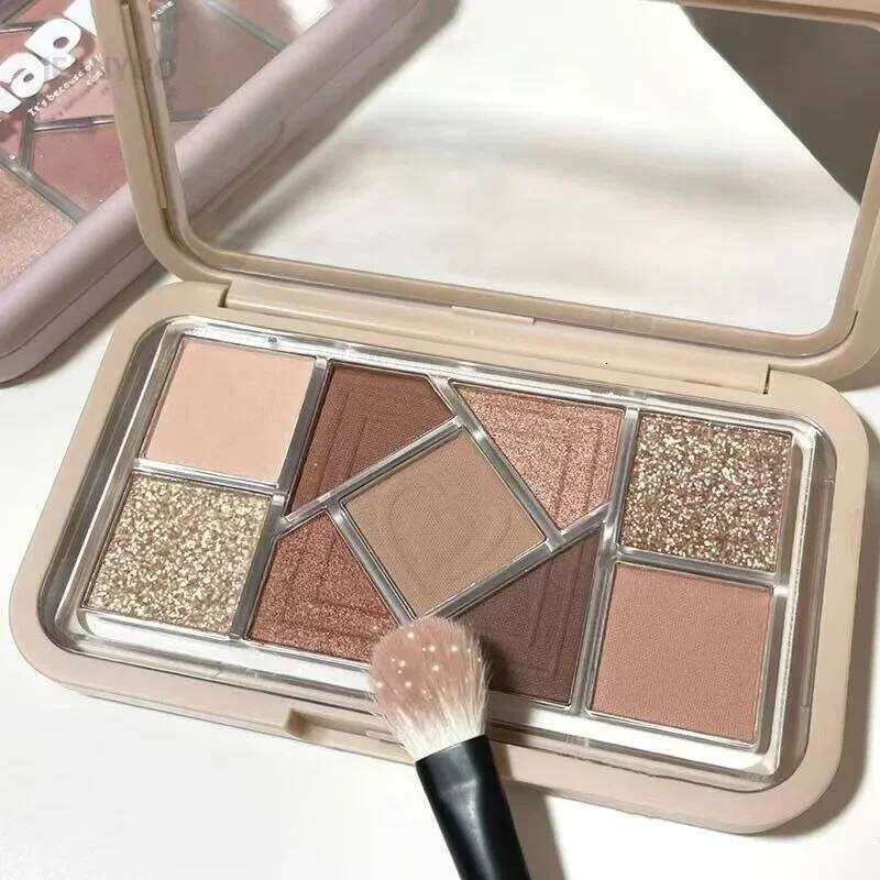 High Gloss Glitter Eyeshadow Highlighter Pink Blue Green Waterproof Shiny Crystal Brighten Contour Highlight Eye Pigment Makeup X2507