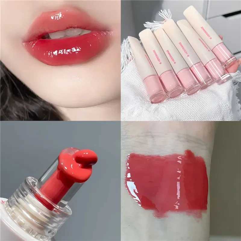 Crystal Jelly Lip Gloss Mirror Water Liquid Lipstick Moisturizing Long Lasting Sexy Lip Plumper Lip Tint Makeup Korean CosmeticsXJ250724