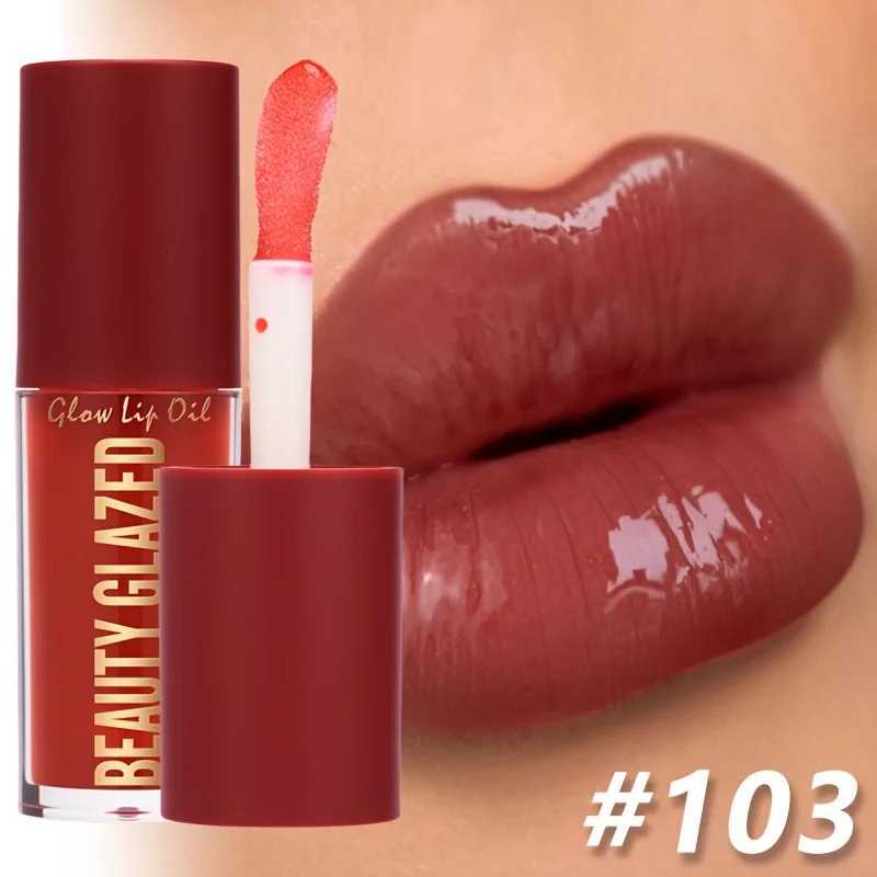 BEAUTY GLAZED 4 Color Moisturizing Lip Oil Moisturizing Lip Gloss Luminous Oil Lip Glos Liquid Lip Gloss Natural Lip EnhancerXJ250724