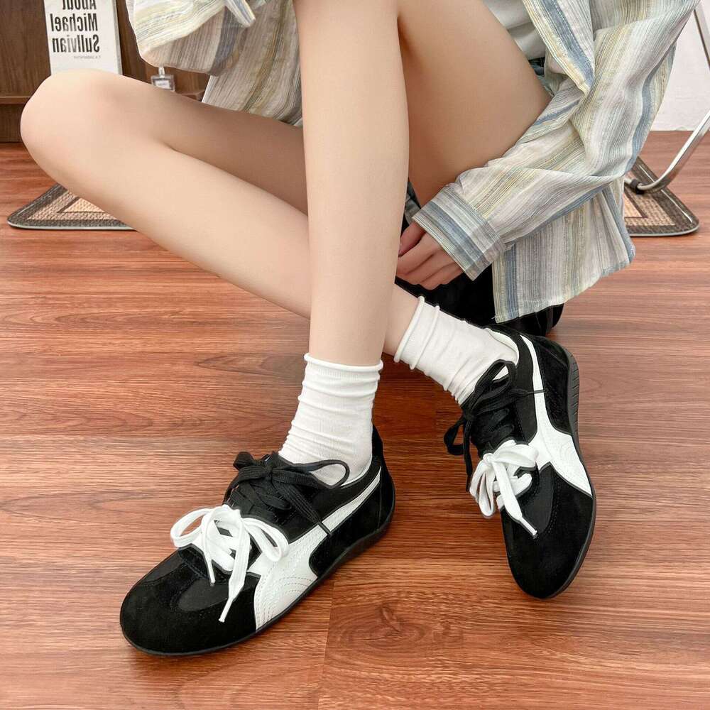 Dexun Summer Versatile Outdoor Thick-Soled Women's 2025 New College Style Casual Dad Shoes for Women