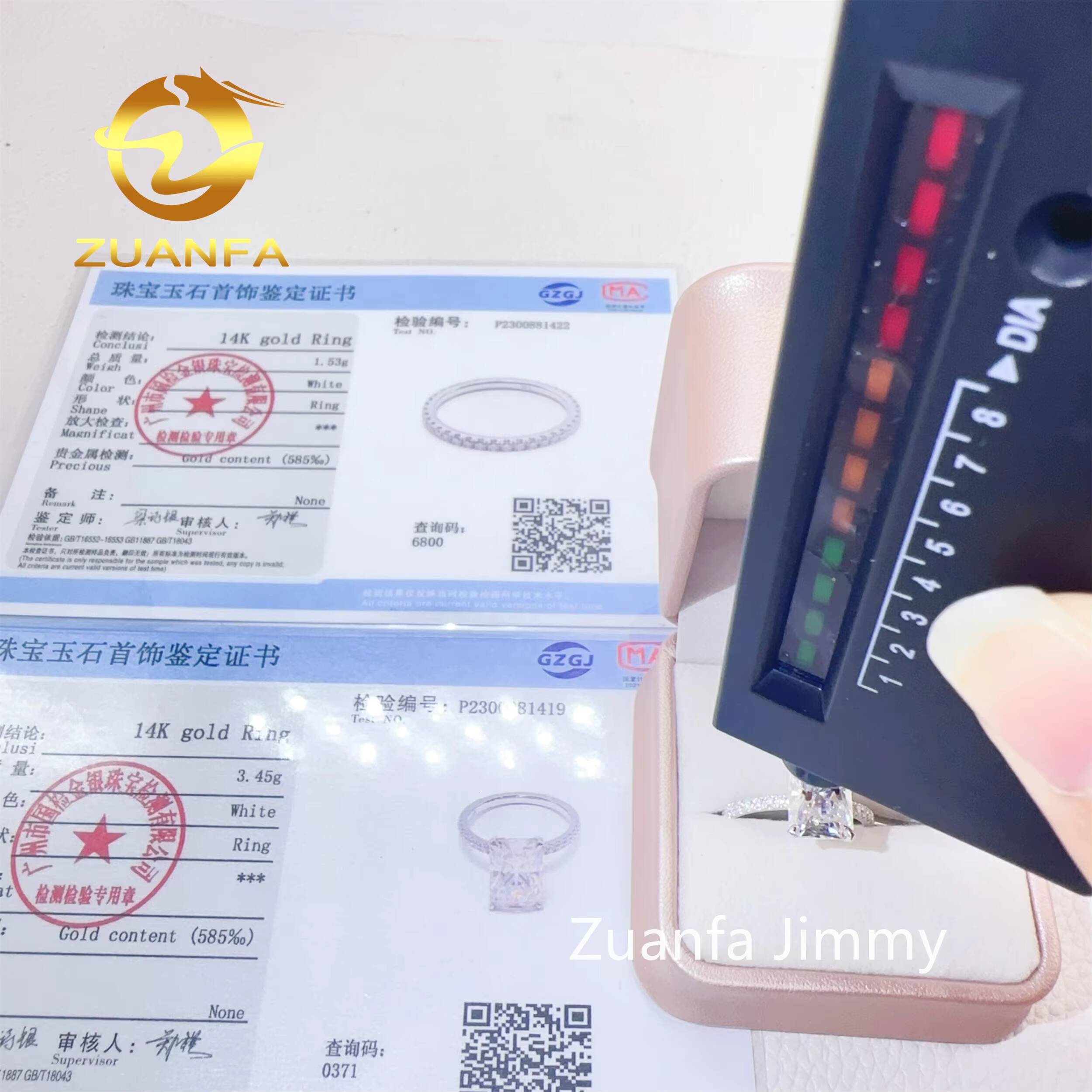 Custom Elegant Bridal Jewelry 10k 14k Solid White Gold 5CT Crushed Radiant Moissanite Diamond Engagement Band Ring Set