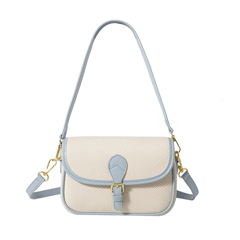 Luxury Brand Designer Bag High-Quality Texture Small Bag For Women 2025 New Trendy Korean Version Single Shoulder Crossbody Retro Fashion Color-Block 