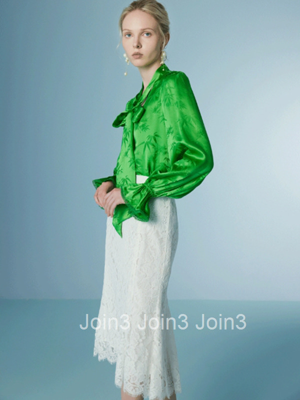 Summer New Elegant Versatile Mid-Length A-Line Skirt High Waist White Lace Half Skirt 1018