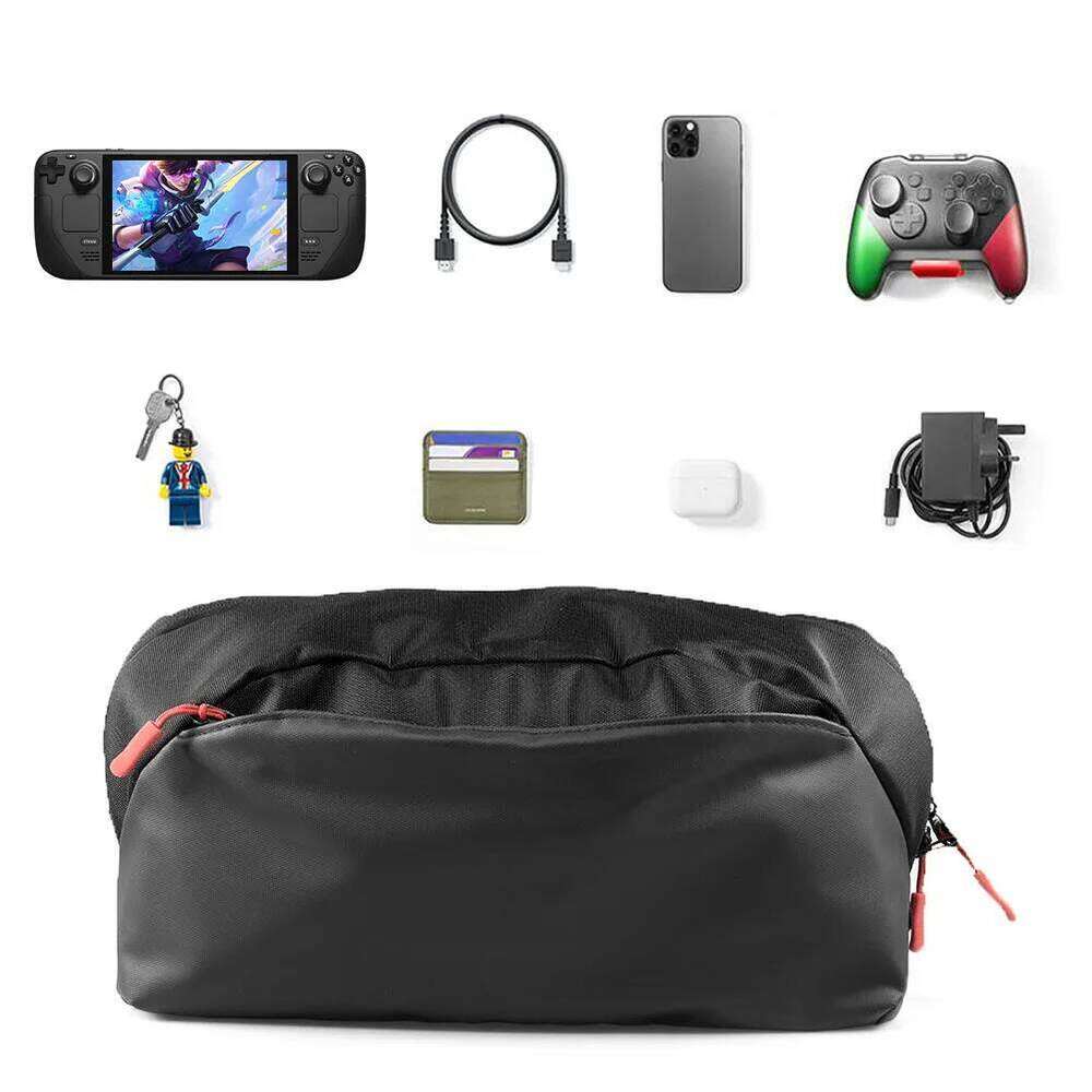 Game Console Bag 900D Oxford Large Capacity Protective Storage Pockets Adjustable Shoulder Strap For ASUS Rog Ally