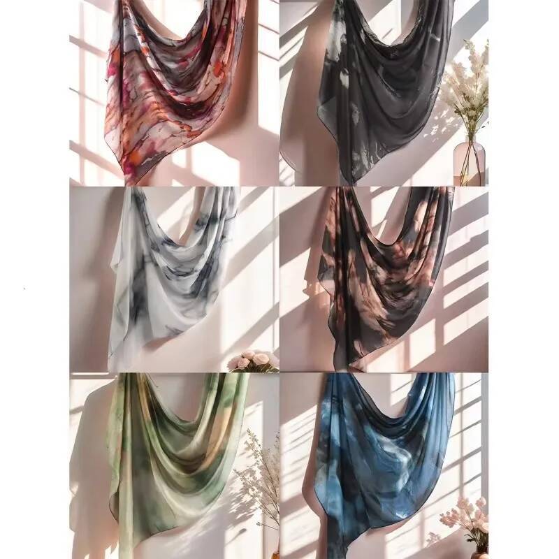 Lady Headscarf Printed Cotton Scarf Woman Muslim Hijab Shawls Rayon Viscose Turban Bandana Scarves ddmythur