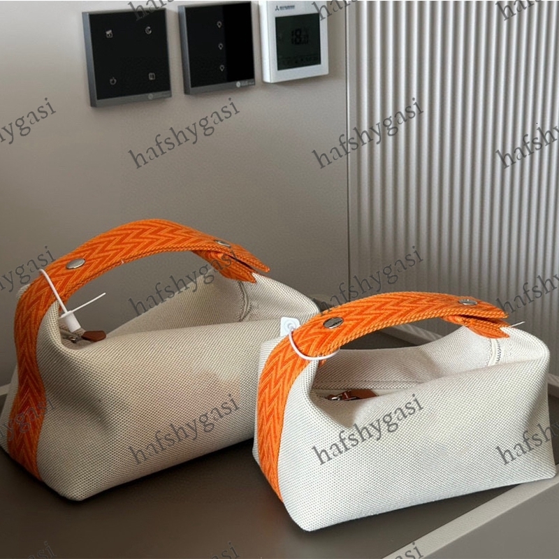 Designer Small BRIDE-A-BRAC Canvas Toiletry Bag Simple Commute Lunch Box With Zipper Practical Handbag Multicolor Shopping Bag 250725