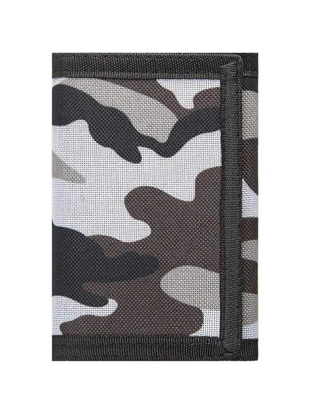 Camo Print Wallet with Lanyard for Teens Trifold Wallet for Men Women Army CaMOUflage Wallets Holder Z250725