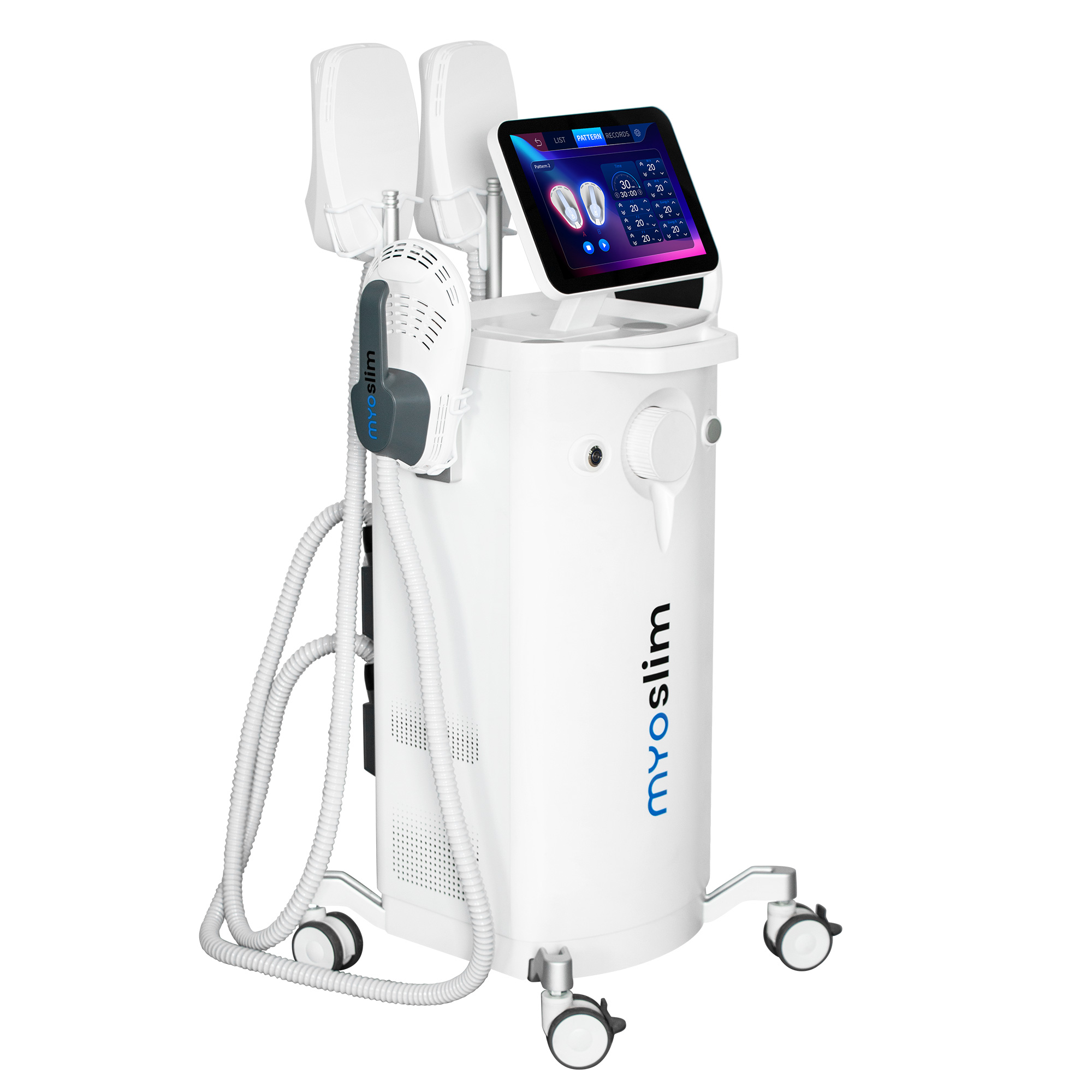Myoslim Electrical Muscle Stimulation Beauty Machine RF 6500W Power for Fat Burning and Shaping at Spa Level