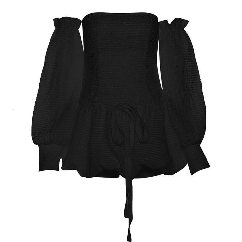 2023 Spring New Women's Solid Color Slim High Waist Fashion Off-Shoulder Tube Dress cd2