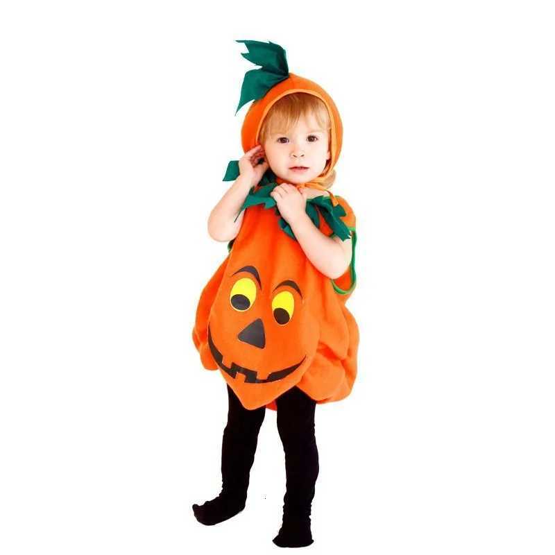 2025 Halloween Festive Par Neutral Short Sleeve Cute Baby Toddler Cosplay Vampire Pumpkin Skirt With Hat Carnival Par Gift Z250725