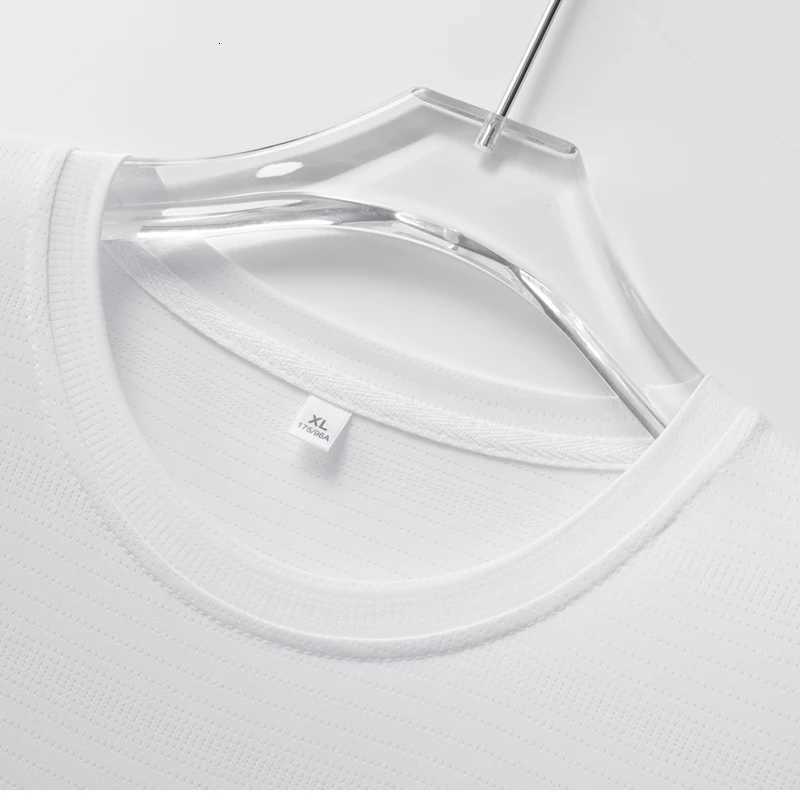 Sports T-shirt mens quick drying short sleeved sports T-shirt top gym fitness shirt training running T-shirt Y250724