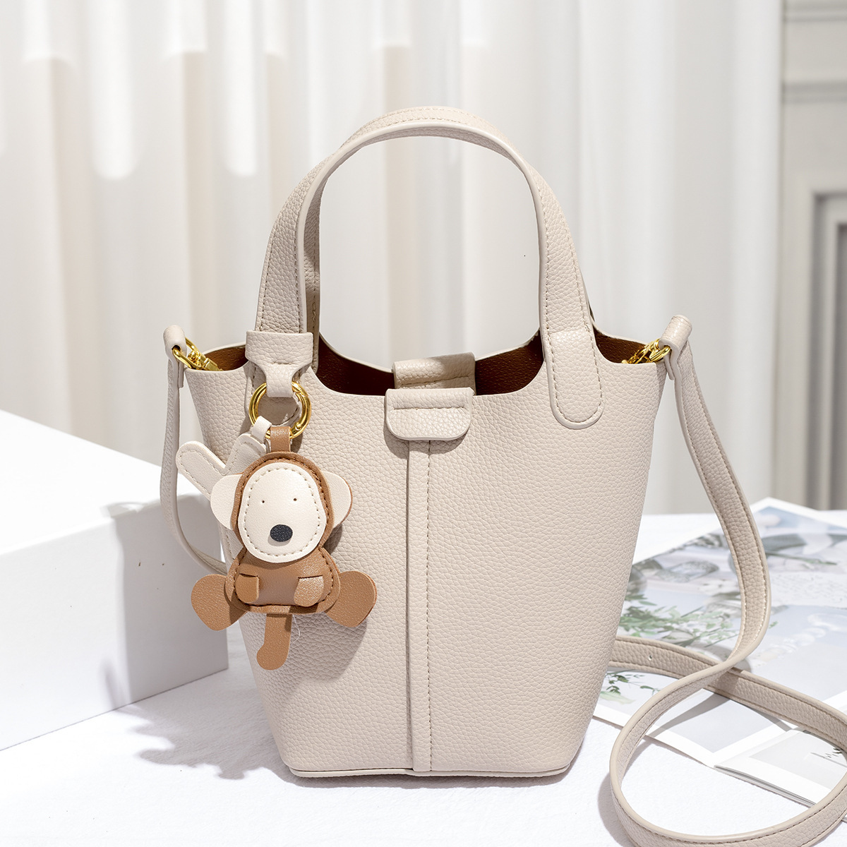 fashion 2025 Summer New Women s Shoulder Bag Basket Handbag Bucket Bag Fashion Shoulder Bag Summer New Women s Crossbody Bag Summer New Designer Bag