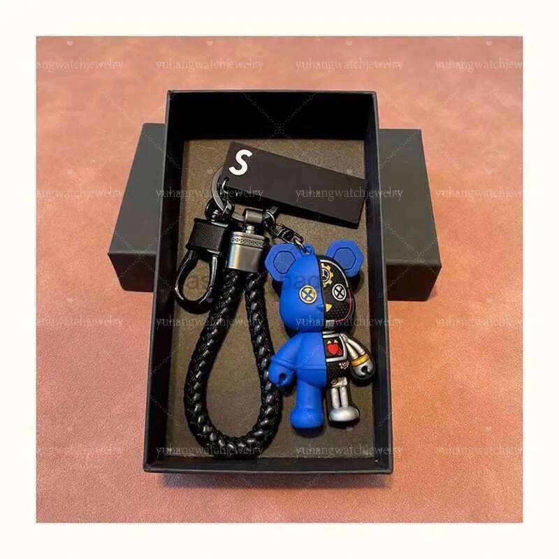 s designer keychain Car Key chain Solid color monogrammed Keychains Bear Design versatile Fashion Leisure Men Women bag charm Pendant Accessories good nice