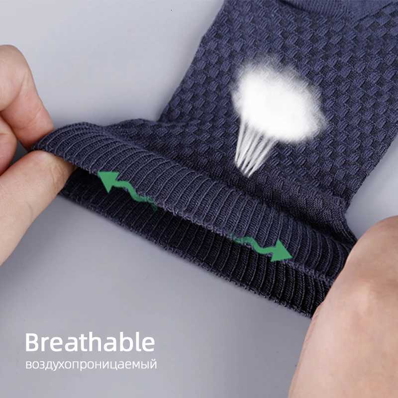 HSS Brand Bamboo Fiber Men Socks 5pairs/lot New Classic Business Long Socks Summer Winter Casual Mens Dress Socks Big Size EU38-45 X250725