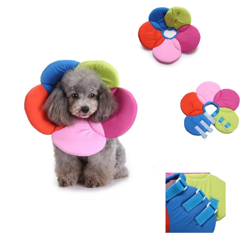 Cat Collar Pet Protective Collars for Dogs Cats Wound Healing Protection Elizabethan Collar Pet Cat Anti-bite Recovery Circle 250716