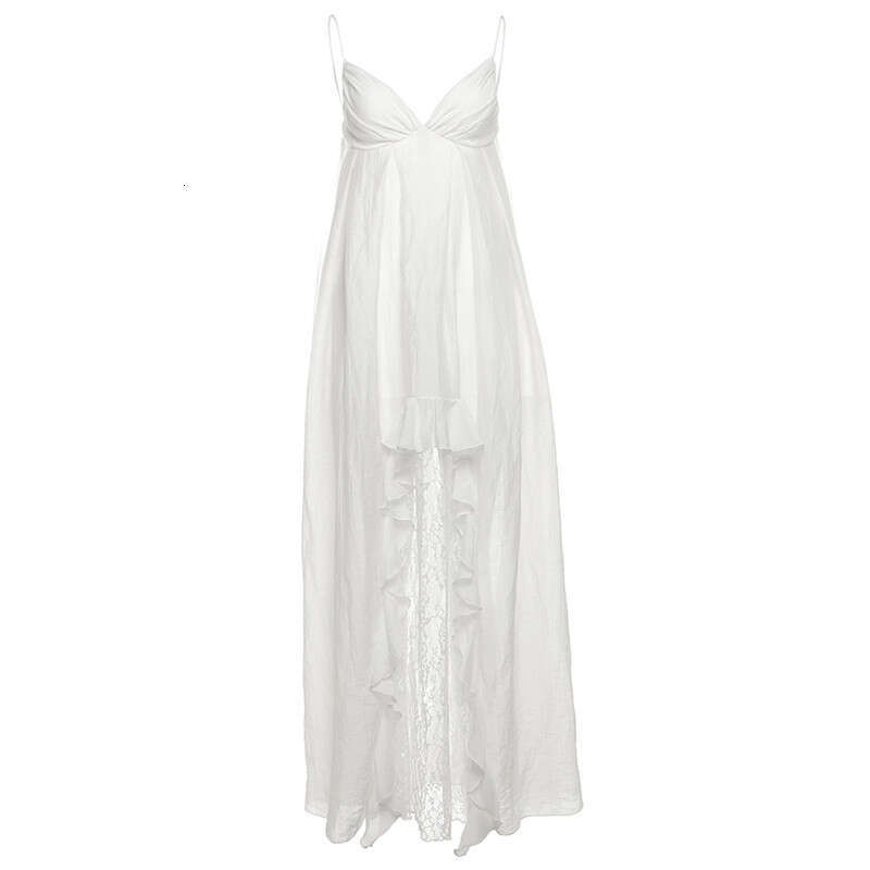 2025 Summer New Irregular Design Slim Fit Elegant Versatile Beach Vacation Dress Women's Fashion 82d
