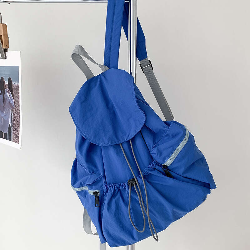 Japanese and Korean Niche Nylon Canvas Bag Casual Simple for Women Daily Practical Large Capacity Commuter Backpack
