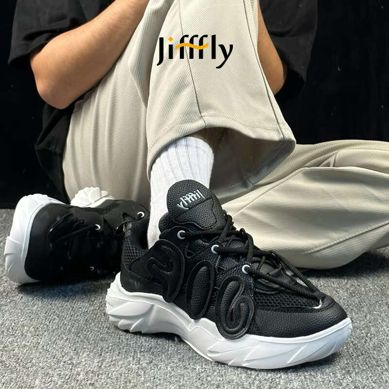 Jifffly Dad for Women without box Summer 2025 New Trendy Brand Versatile White Sneakers Couple Sports Shoes