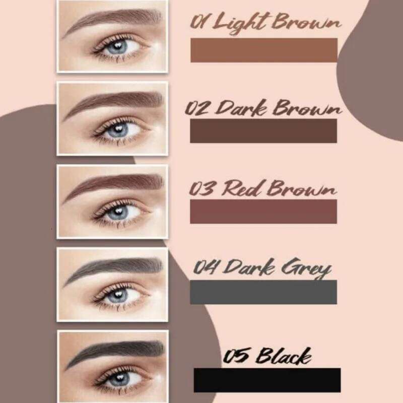4D Microblading Pen 4 Forks Tip Eyebrow Tattoo Pencil Long Lasting Fine Sketch Liquid Eye Brow Make Up X250725