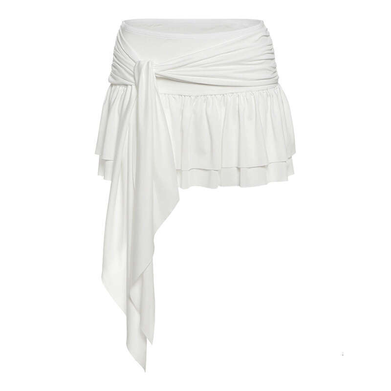 2025 Spring New Women's Solid Color Slim Fit Camisole Vest Fashion High Waist Skirt Set 34d