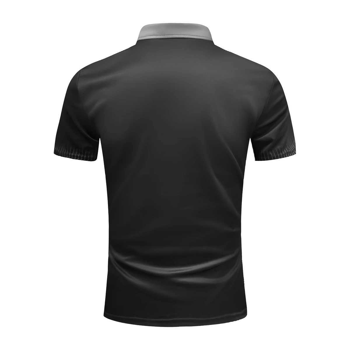 Men Clothes Summer Fashion Stripe Polo Shirt Men Casual Tops Polo Shirt. XJ250725