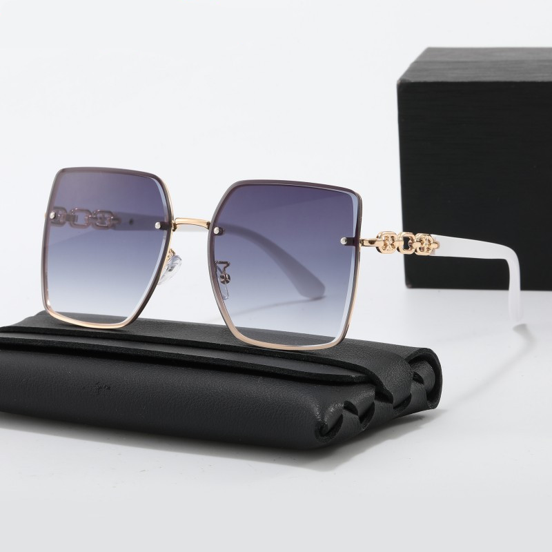 Designer Sunglasses For Women Square Frame Sunglasses Fashion Classic Sunglasses Luxury Polarized Goggle Pilot PC Frame Oversized UV400 Eyewear KP8221