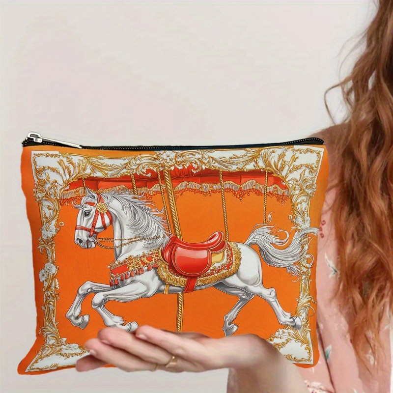 Free Shipping Designer Luxury Canvas Makeup Bag Large Capacity Fabric Coin Purse Travel Bag Leisure Fashion Storage Bag