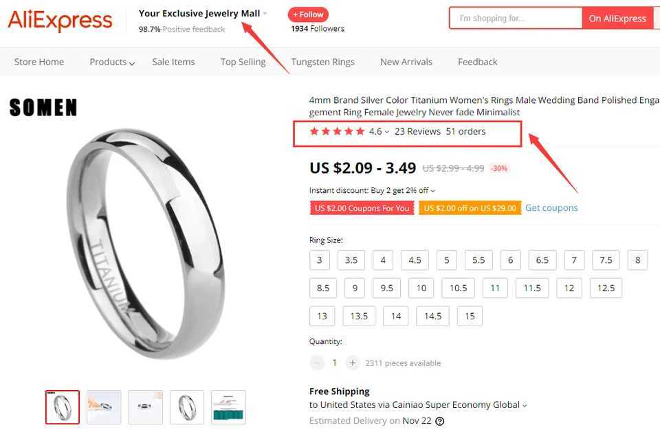 4mm brand silver titanium womens ring mens wedding ring polished engagement ring womens jewelry never fades size 3-15 W250417