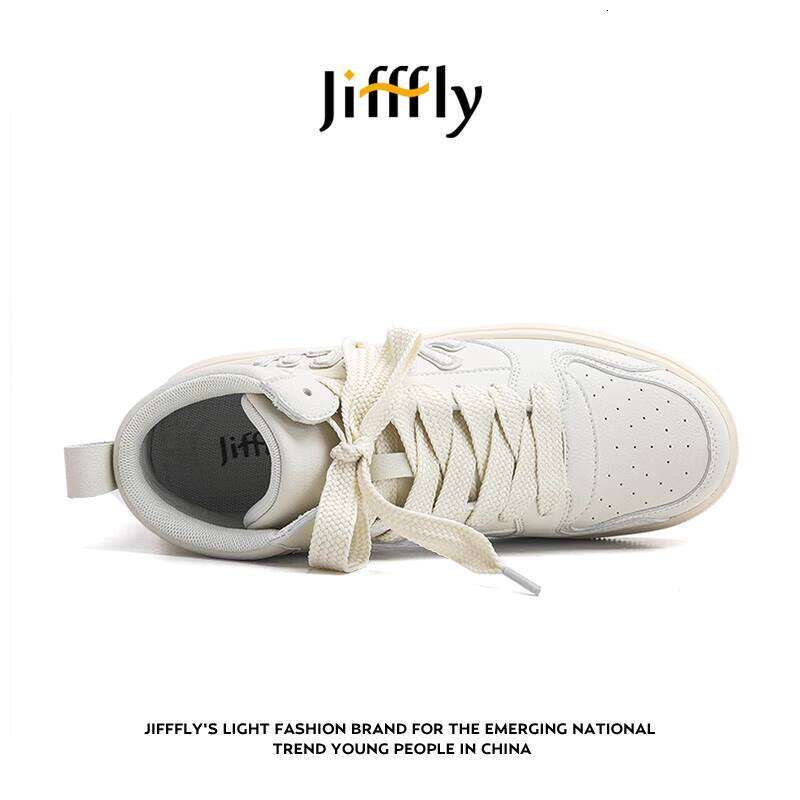 Jifffly High-Top Sneakers for Men 2025 Summer New Student Trendy Versatile White Couple Sports Shoes