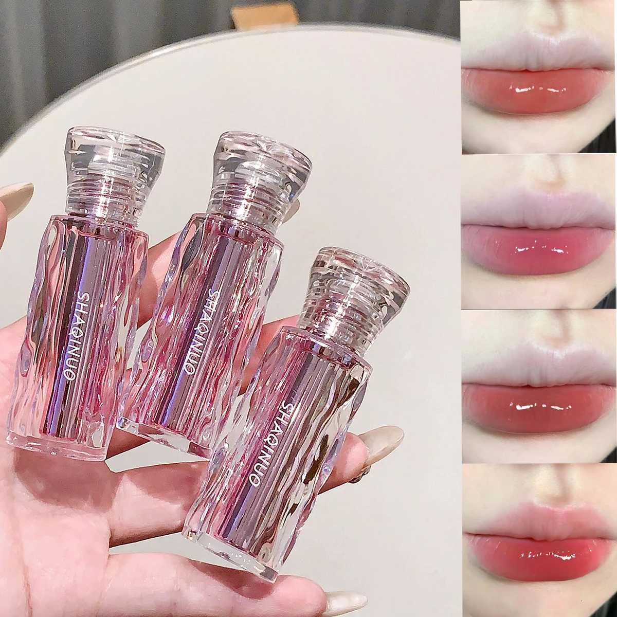 Hydrating Volumizing Berry Tint Lip Stain for Adults - Glossy Finish Moisturizing Long-Lasting Glass-Shine Lip MakeupXJ250724