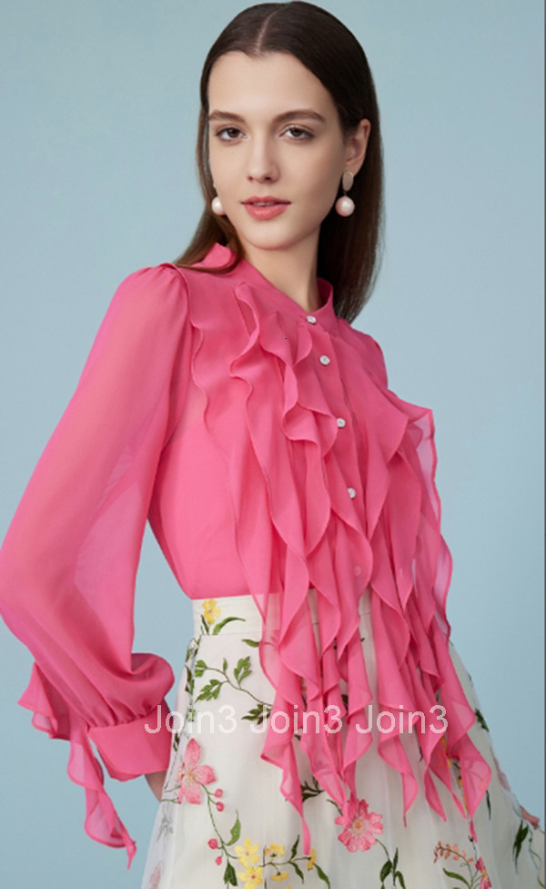 Summer New Elegant Red Top with Tassels Long Sleeve Design Shirt for Women 2310