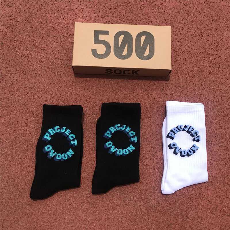 3 Pairs/Box Mens Socks Fashion Hot Sale Men Women Fashion Personality Solid Color 3D Letter Hip Hop Match Tidal Youth Socks X250725