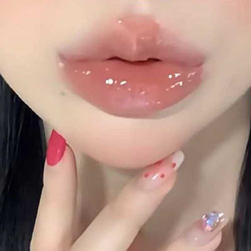 Clear Water Rose Mirror Water Gloss Glass Lipstick Relieve Lip Dryness Waterproof Lasting Korean Make Up Jelly Gloss Lip GlossXJ250724