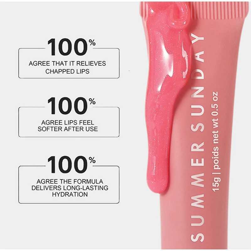 Summer Lip Moisturizing Lip Balm Care 15ml Lip Balm Smoothing Lip Lines Lasting Nourishment For Women Daily Care Makeup LipcareXJ250724
