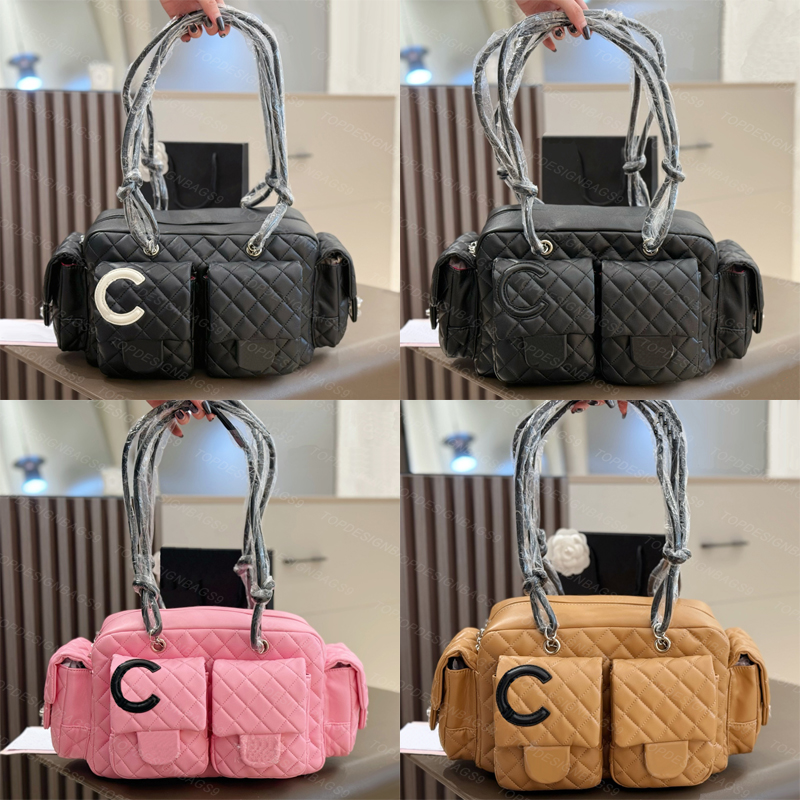 Designer Bags Fashion Motorcycle Bags Womens Outdoor Real Leather Classic Underarm Bag Vintage Large Shoulder Bag Girl Hobo Handbags