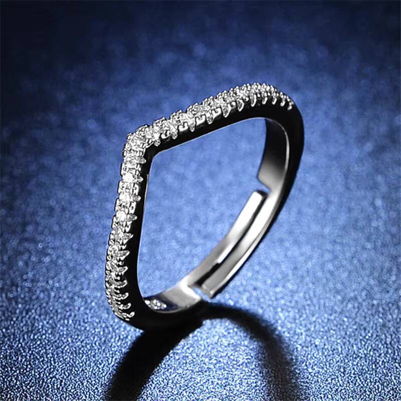 Online Wholesale Moissanite Jewelry 1ct Classic Wedding Engagement Moissanite Diamond Ring for Women