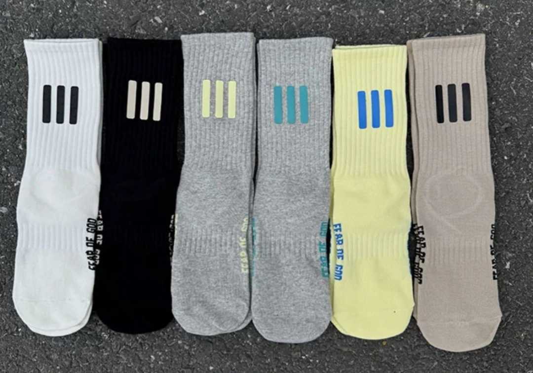 3 Pair/Box Mens Socks Three-dimensional Silicone Printing Cotton Sport Hip Hop Basketball Skateboard White /Black X250725