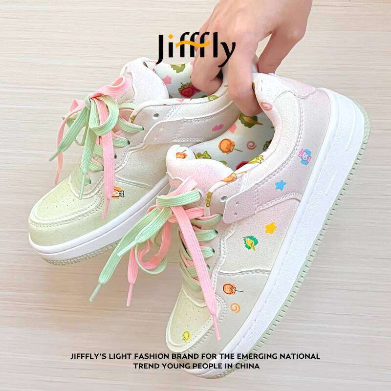 Jifffly Women's Sneakers 2025 New Summer Versatile Children's Student Height-Increasing Thick-Soled Sports Shoes for Women