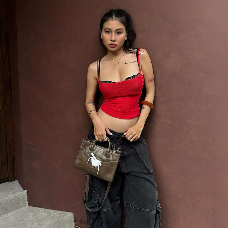 2025 Summer New Style Pure Desire Sexy Backless Versatile Slim Fit Chest Wrap Camisole for Women 032