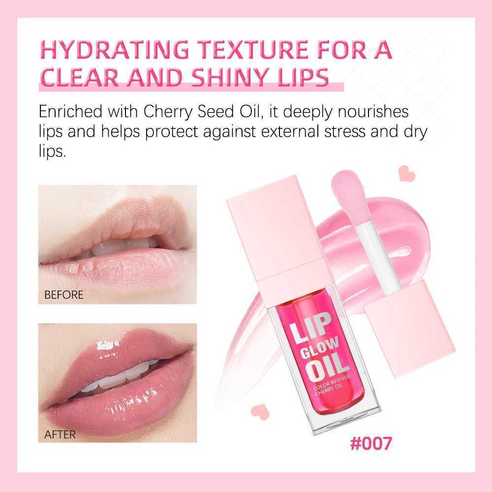 Lip Glow Oil Jelly Lip Gloss Set Long Lasting Permanent Lipstick Woman Tint for Lips Stick Free Shipping Lipgloss Glosses StainXJ250724