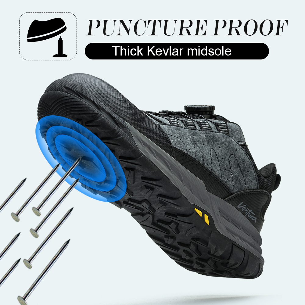 High quality unisex indestructible shoes, steel toe work safety shoes for men and women, puncture proof boots, non-slip sneakers
